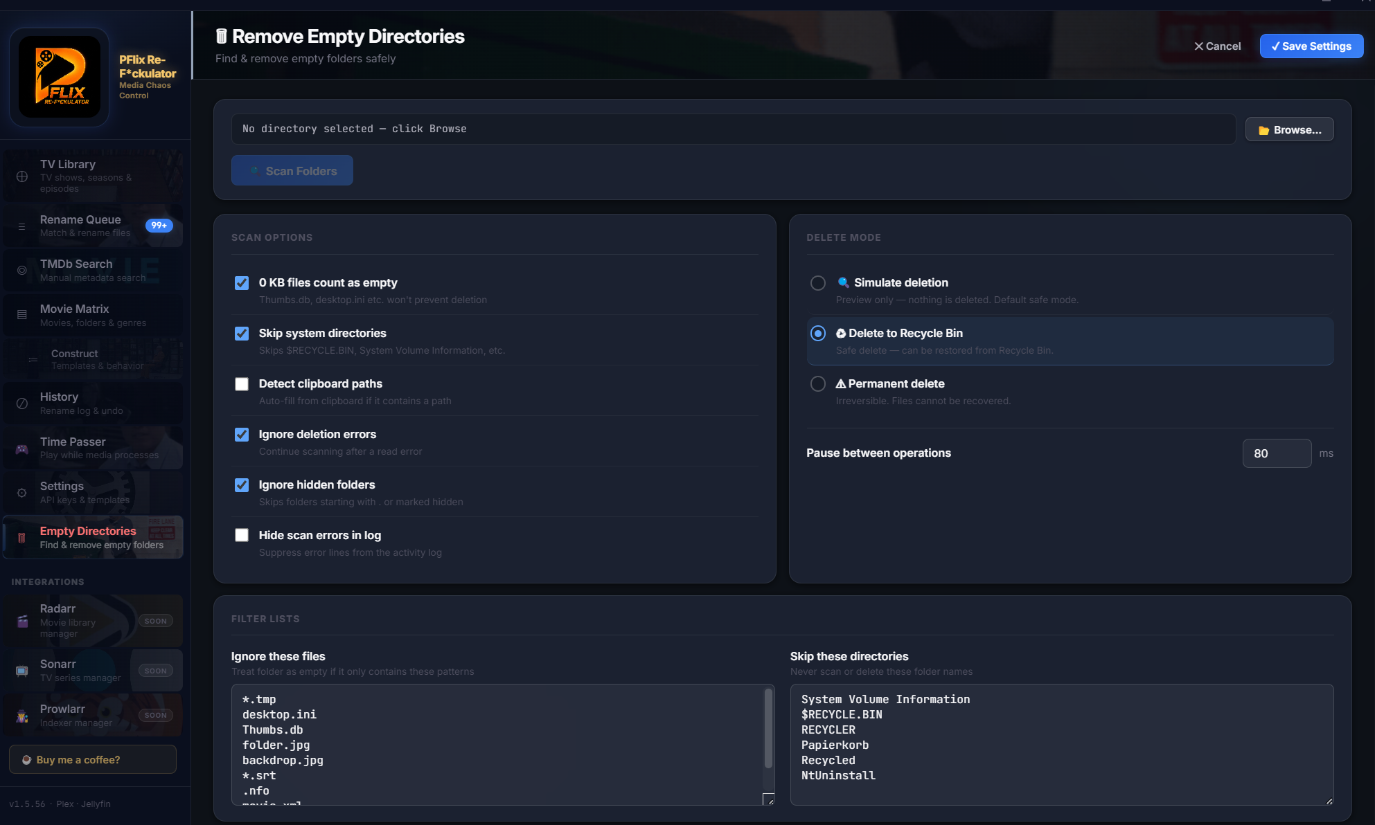 Empty Directories — find and remove dead folders