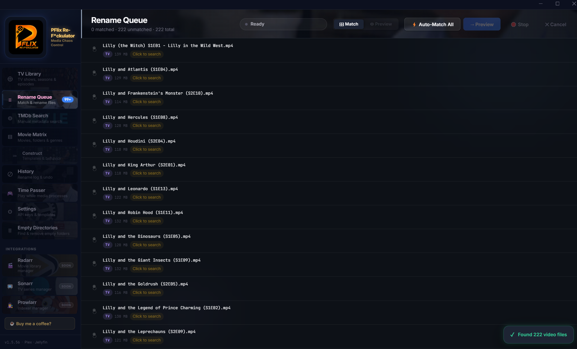 Rename Queue — approve every rename before it executes